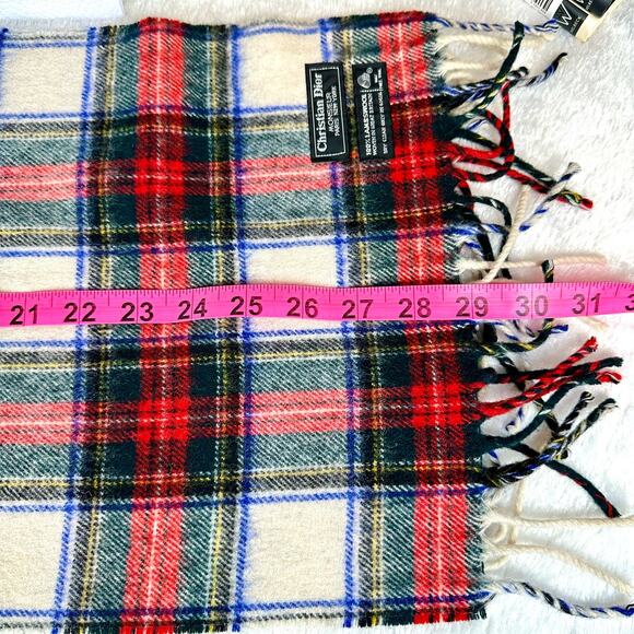Christian Dior Monsieur Scarf 100% Lambswool. NICE! GREAT GIFT ITEM! - Picture 6 of 6